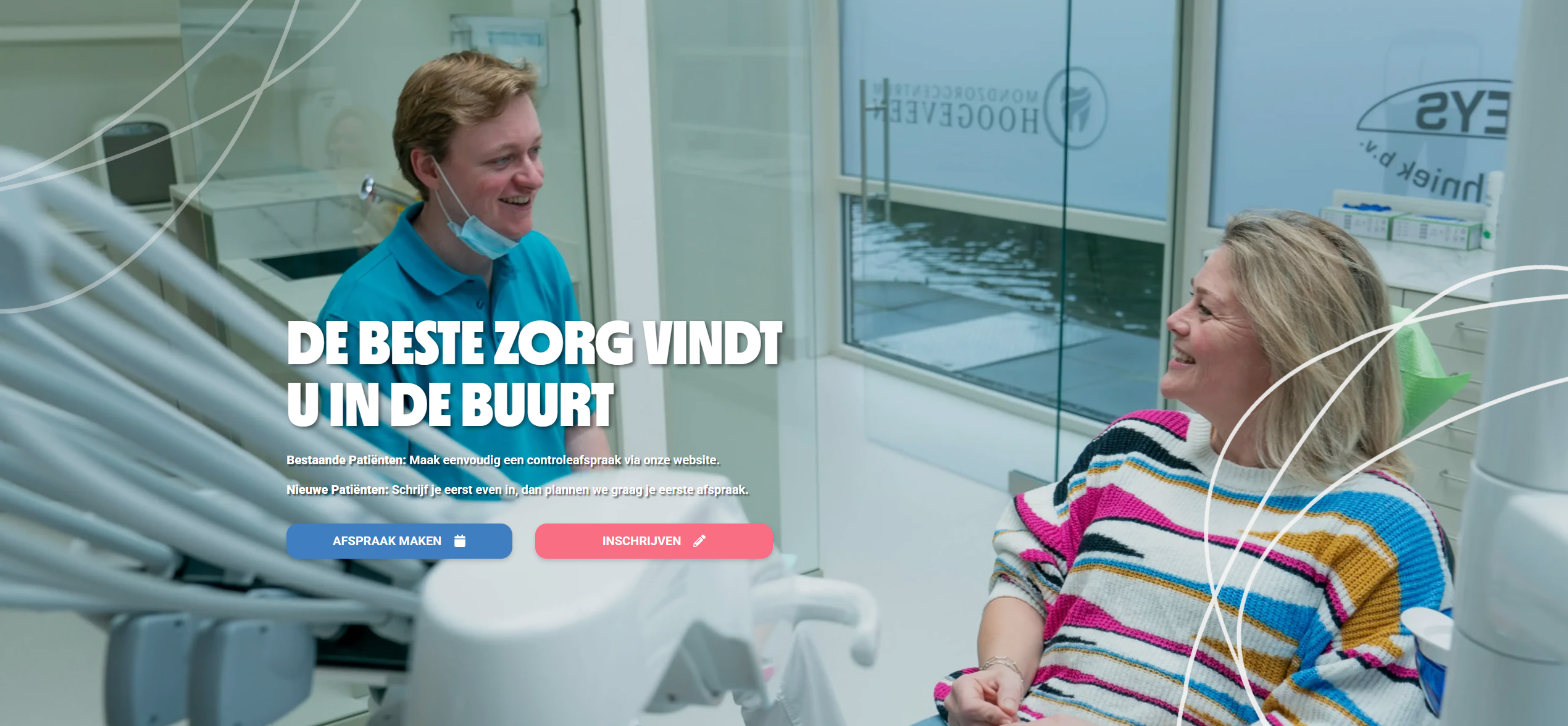 Website van Mondzorgcentrum Hoogeveen