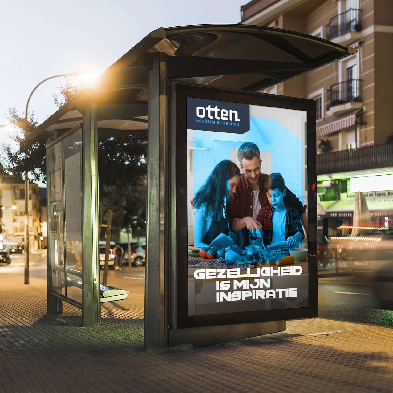 Campagneconcept en merkcommunicatie voor Otten Keukens en Sanitair